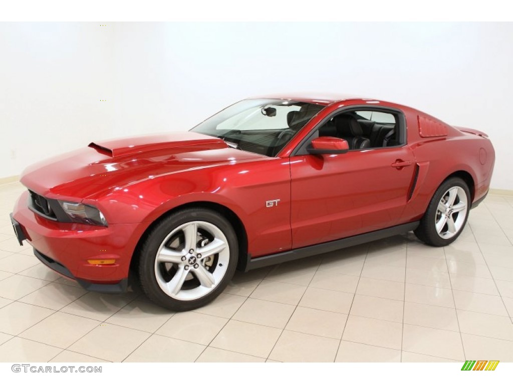 Red Candy Metallic 2010 Ford Mustang GT Premium Coupe Exterior Photo #52400295
