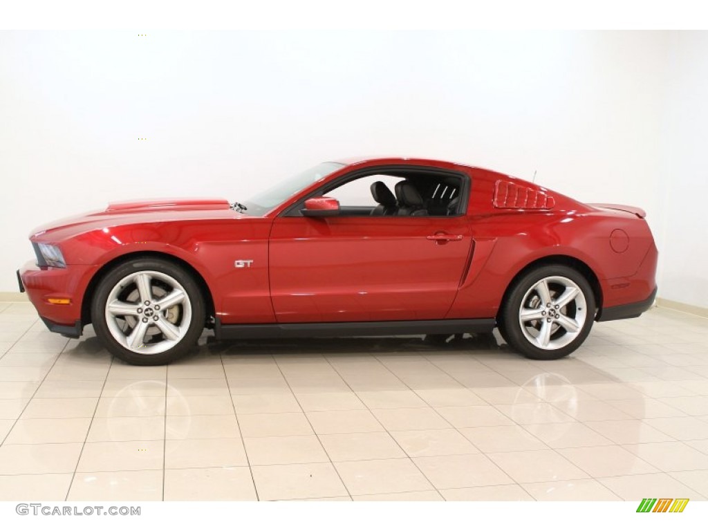 Red Candy Metallic 2010 Ford Mustang GT Premium Coupe Exterior Photo #52400313