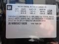 2012 Chevrolet Impala LT Info Tag