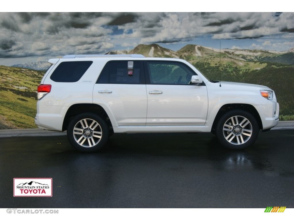 2011 4Runner Limited 4x4 - Blizzard White Pearl / Sand Beige Leather photo #2