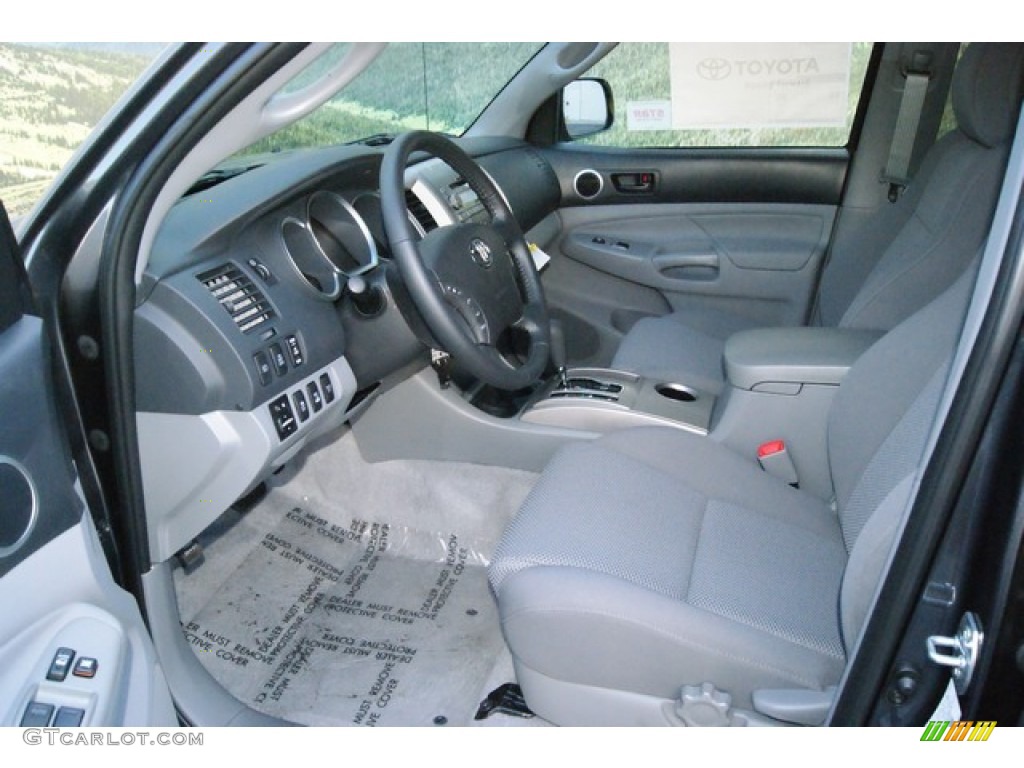 2011 Tacoma V6 TRD Double Cab 4x4 - Magnetic Gray Metallic / Graphite Gray photo #4