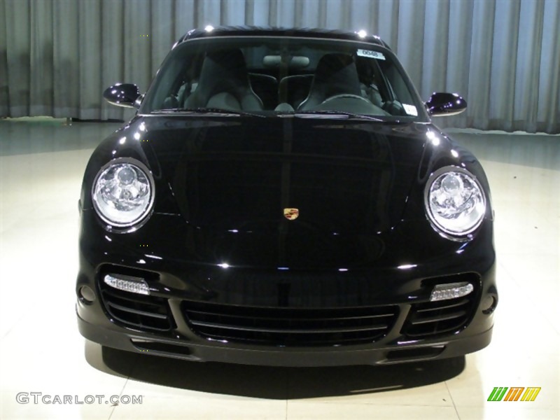 2007 911 Turbo Coupe - Black / Black photo #4