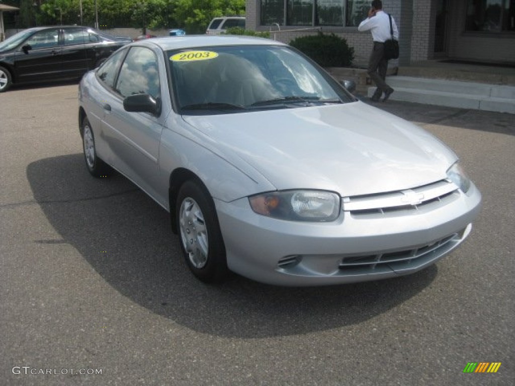 Ultra Silver Metallic 2003 Chevrolet Cavalier LS Coupe Exterior Photo #52402641