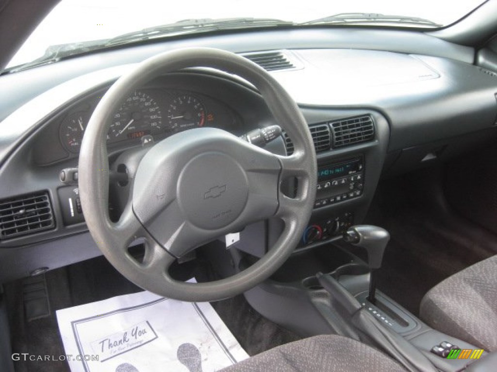 2003 Chevrolet Cavalier LS Coupe Graphite Gray Dashboard Photo #52402680