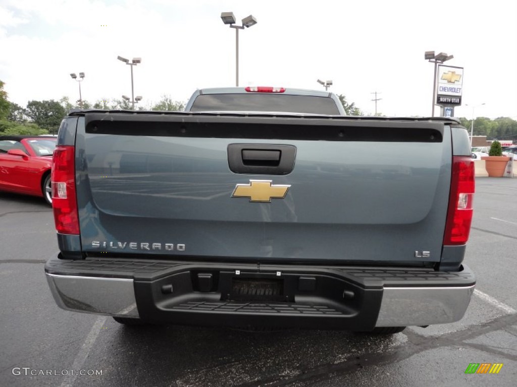 Blue Granite Metallic 2008 Chevrolet Silverado 1500 LS Extended Cab 4x4 Exterior Photo #52403007