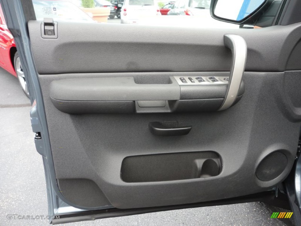 2008 Chevrolet Silverado 1500 LS Extended Cab 4x4 Dark Titanium Door Panel Photo #52403121