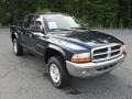 2002 Patriot Blue Pearl Dodge Dakota SLT Quad Cab 4x4  photo #5