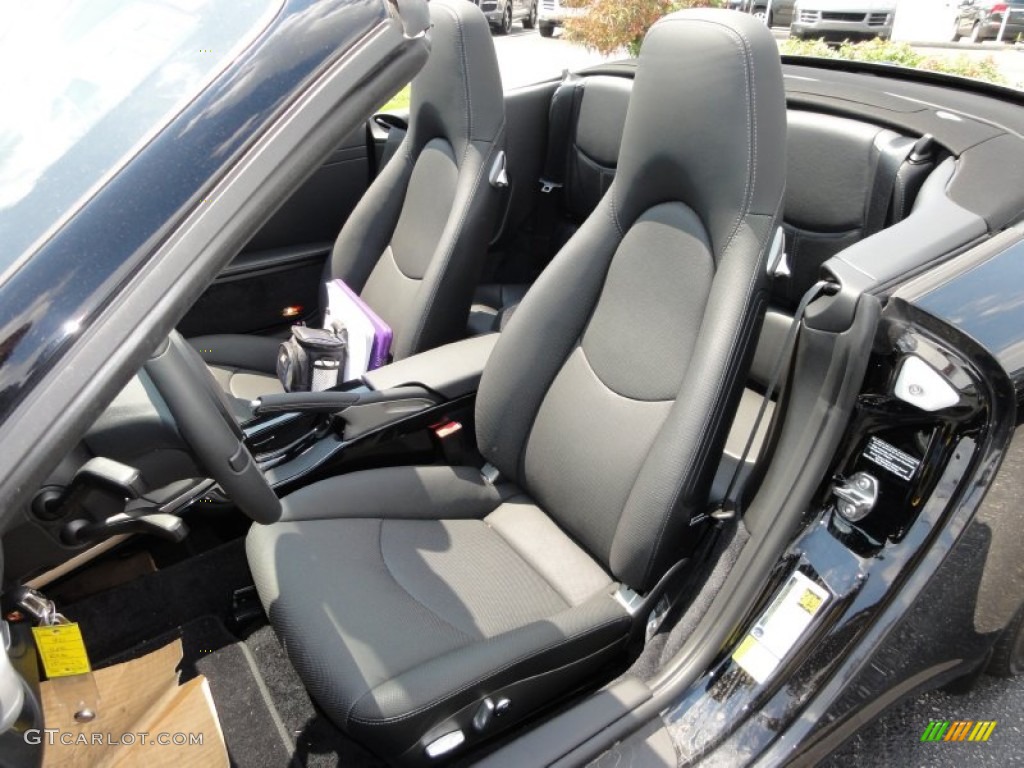 Black Interior 2011 Porsche 911 Carrera S Cabriolet Photo #52404237