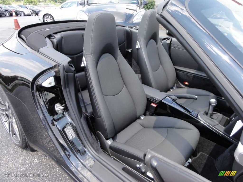 Black Interior 2011 Porsche 911 Carrera S Cabriolet Photo #52404300