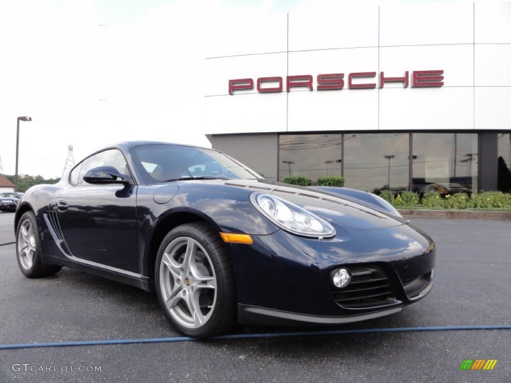 Dark Blue Metallic 2011 Porsche Cayman Standard Cayman Model Exterior Photo #52404642