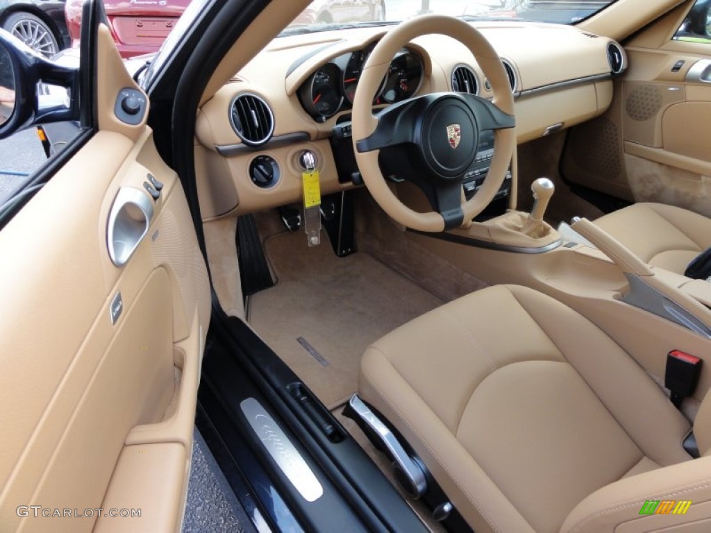 Sand Beige Interior 2011 Porsche Cayman Standard Cayman Model Photo #52404744