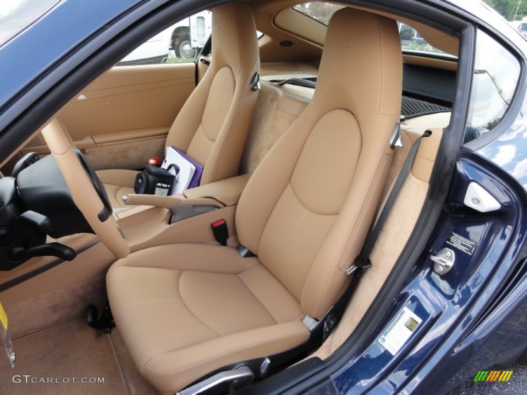 Sand Beige Interior 2011 Porsche Cayman Standard Cayman Model Photo #52404801