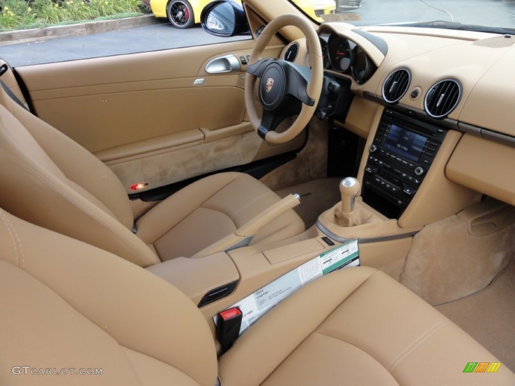 Sand Beige Interior 2011 Porsche Cayman Standard Cayman Model Photo #52404831