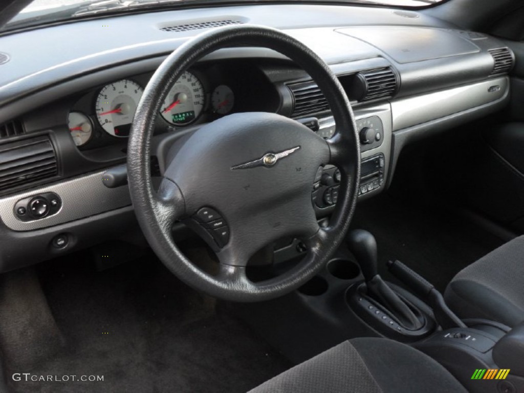 2005 Chrysler Sebring GTC Convertible Dark Slate Gray Dashboard Photo #52404963