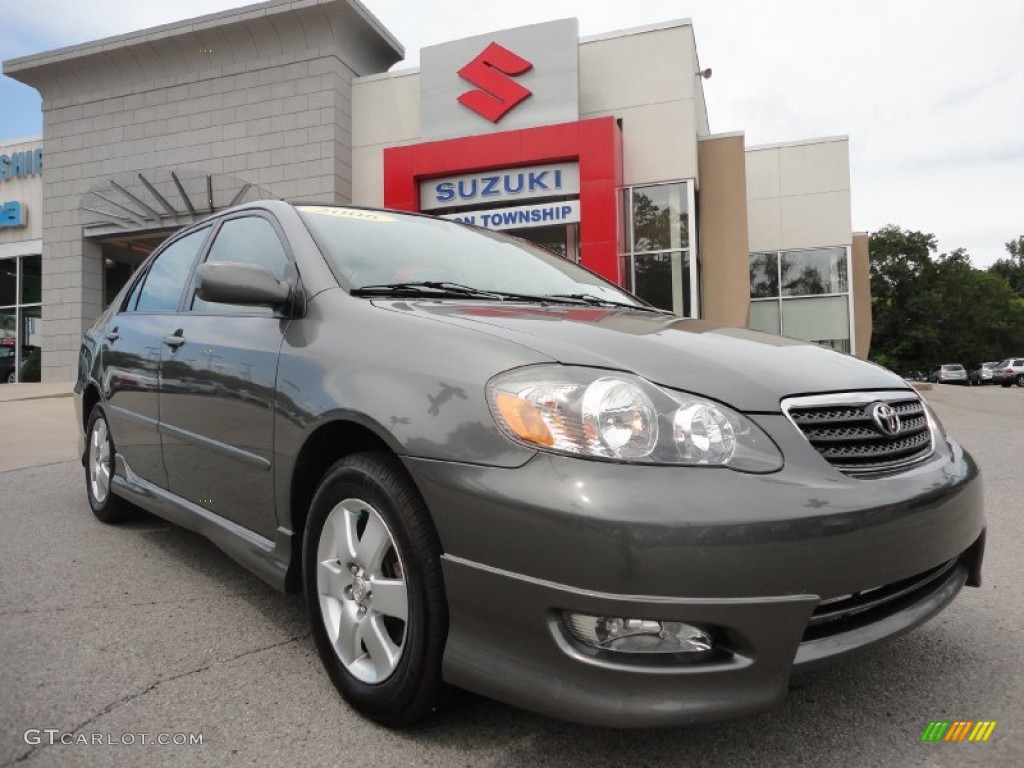 2006 Corolla S - Phantom Gray Pearl / Dark Charcoal photo #1