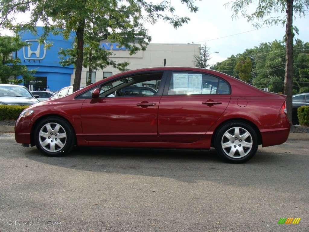 Tango Red Pearl 2011 Honda Civic LX Sedan Exterior Photo #52405113