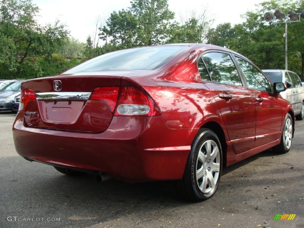 Tango Red Pearl 2011 Honda Civic LX Sedan Exterior Photo #52405209