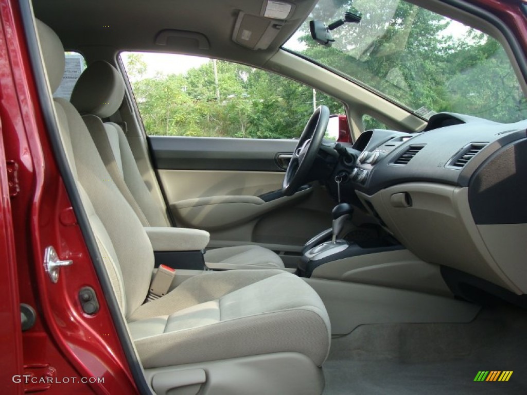 Beige Interior 2011 Honda Civic LX Sedan Photo #52405290