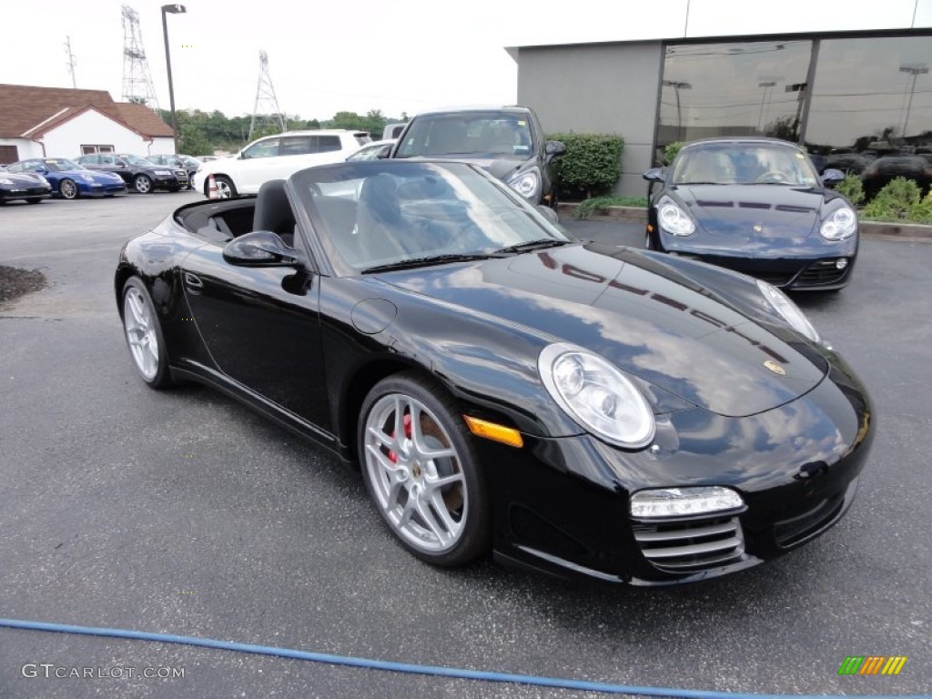 Black 2011 Porsche 911 Carrera 4S Cabriolet Exterior Photo #52405653