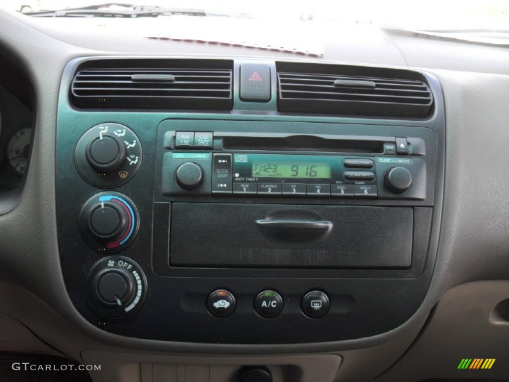 2002 Honda Civic EX Sedan Controls Photo #52405842