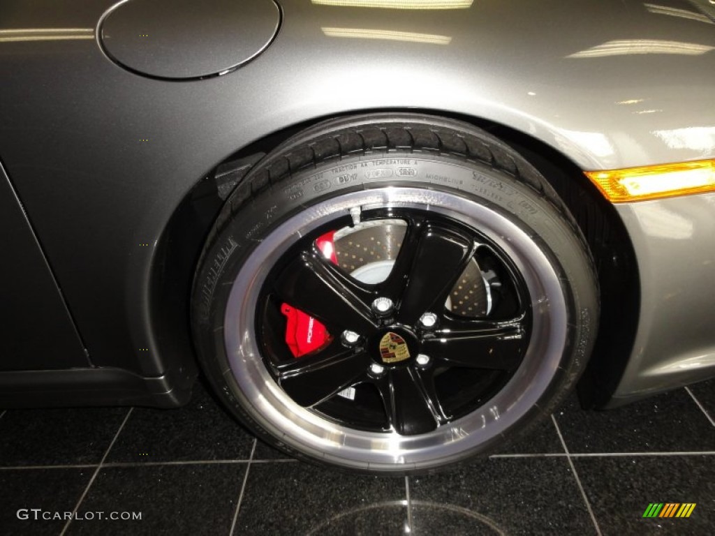 2011 911 Carrera S Coupe - Meteor Grey Metallic / Black photo #24