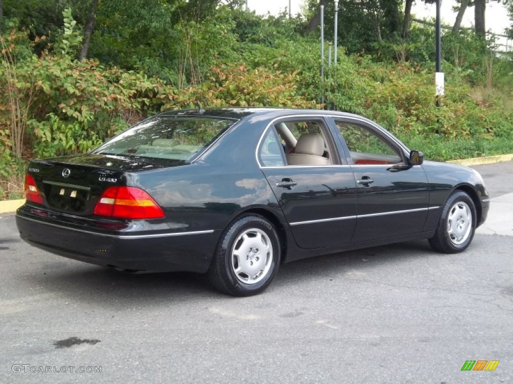 2002 LS 430 - Midnight Pine Green Pearl / Ecru Beige photo #6