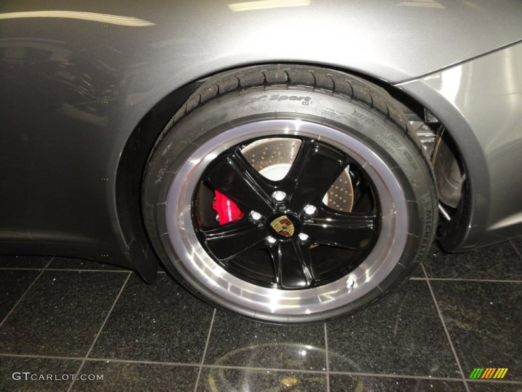 2011 911 Carrera S Coupe - Meteor Grey Metallic / Black photo #27