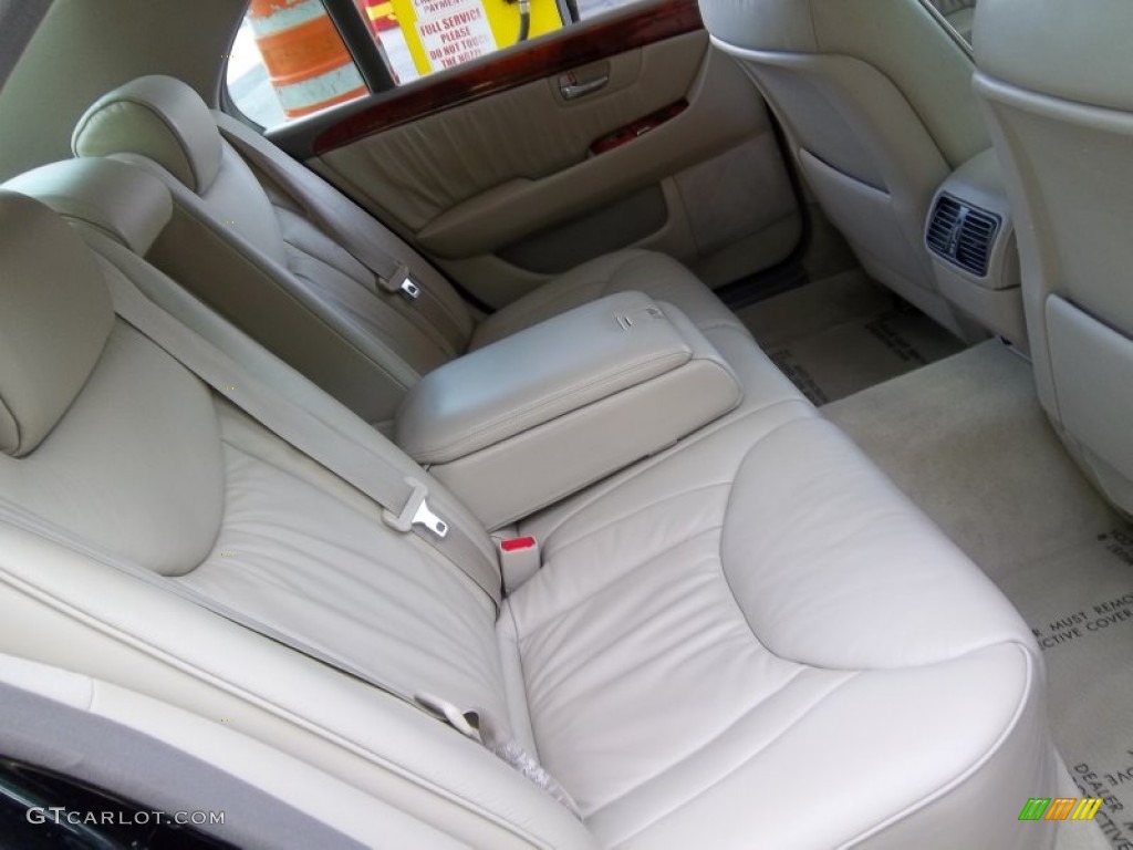 2002 LS 430 - Midnight Pine Green Pearl / Ecru Beige photo #22