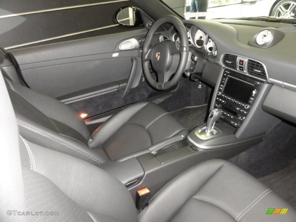 Black Interior 2012 Porsche 911 Carrera S Coupe Photo #52406889