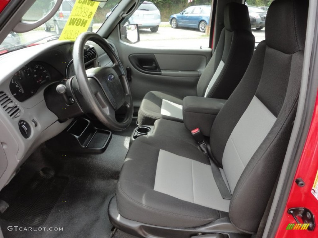 Medium Dark Flint Interior 2008 Ford Ranger XL SuperCab Photo #52407144