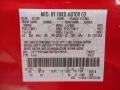 D3: Torch Red 2008 Ford Ranger XL SuperCab Color Code