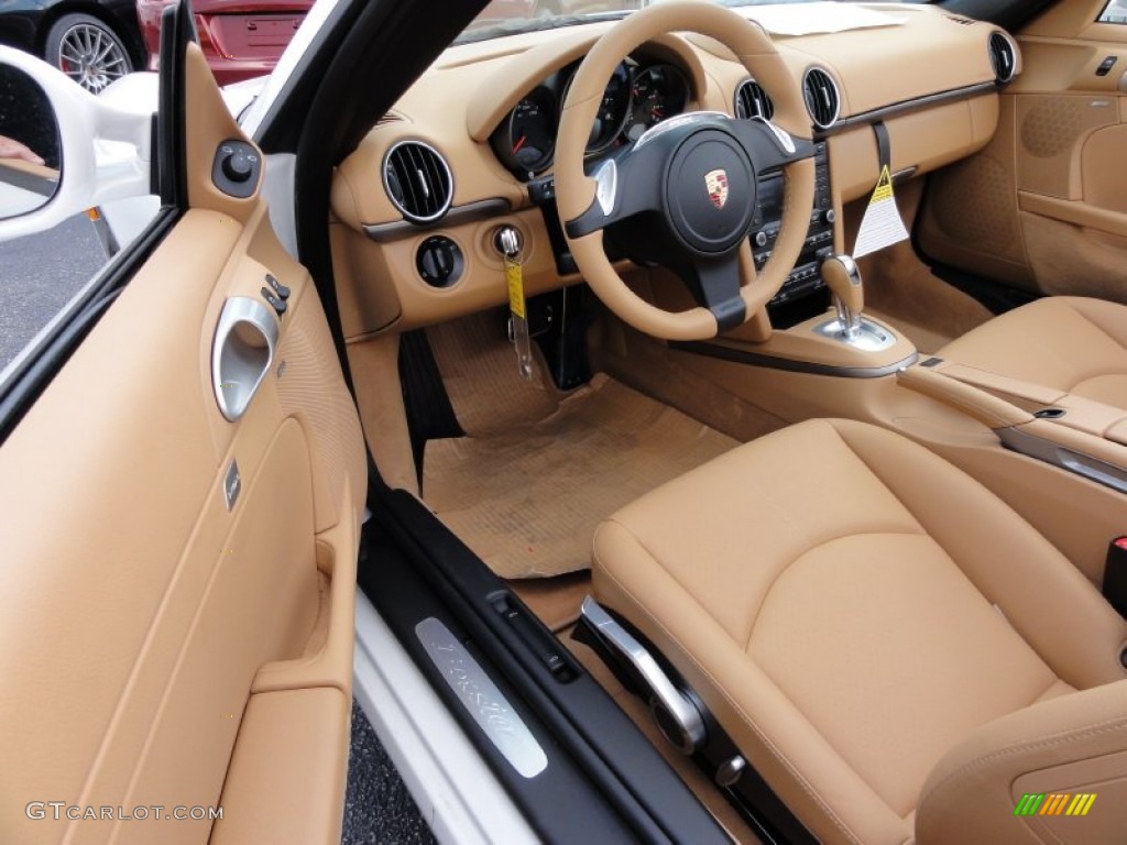 Sand Beige Interior 2012 Porsche Boxster Standard Boxster Model Photo #52407279