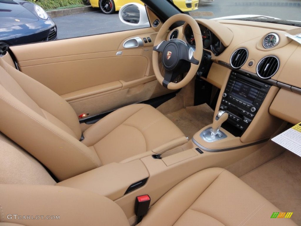 Sand Beige Interior 2012 Porsche Boxster Standard Boxster Model Photo #52407369