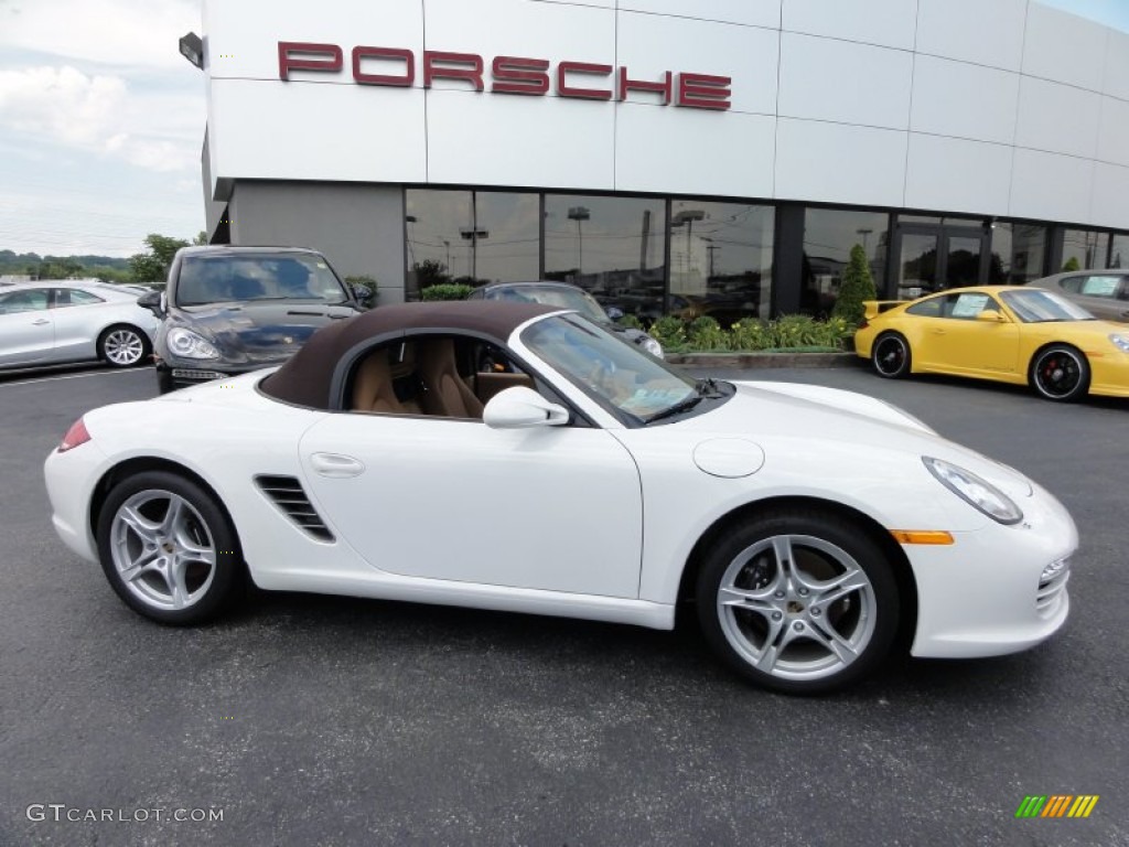 Carrara White 2012 Porsche Boxster Standard Boxster Model Exterior Photo #52407651