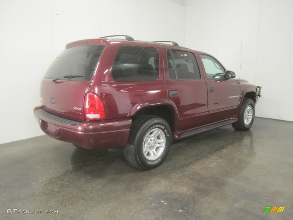 2001 Durango SLT 4x4 - Dark Garnet Red Pearl / Dark Slate Gray photo #9