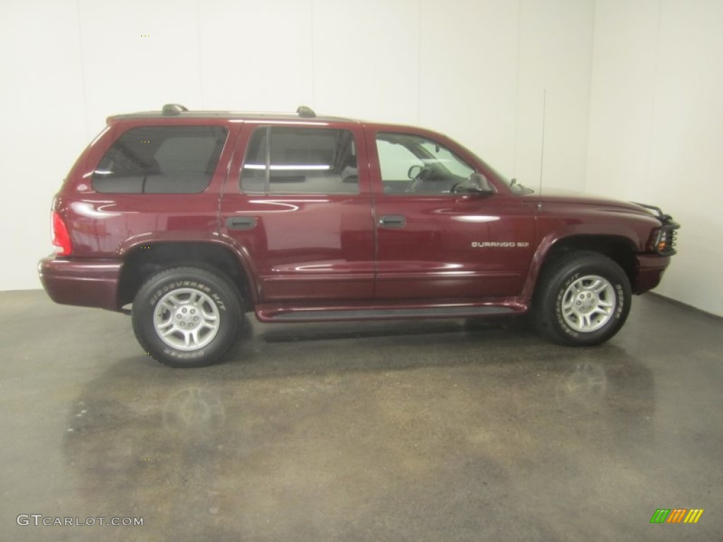 2001 Durango SLT 4x4 - Dark Garnet Red Pearl / Dark Slate Gray photo #11