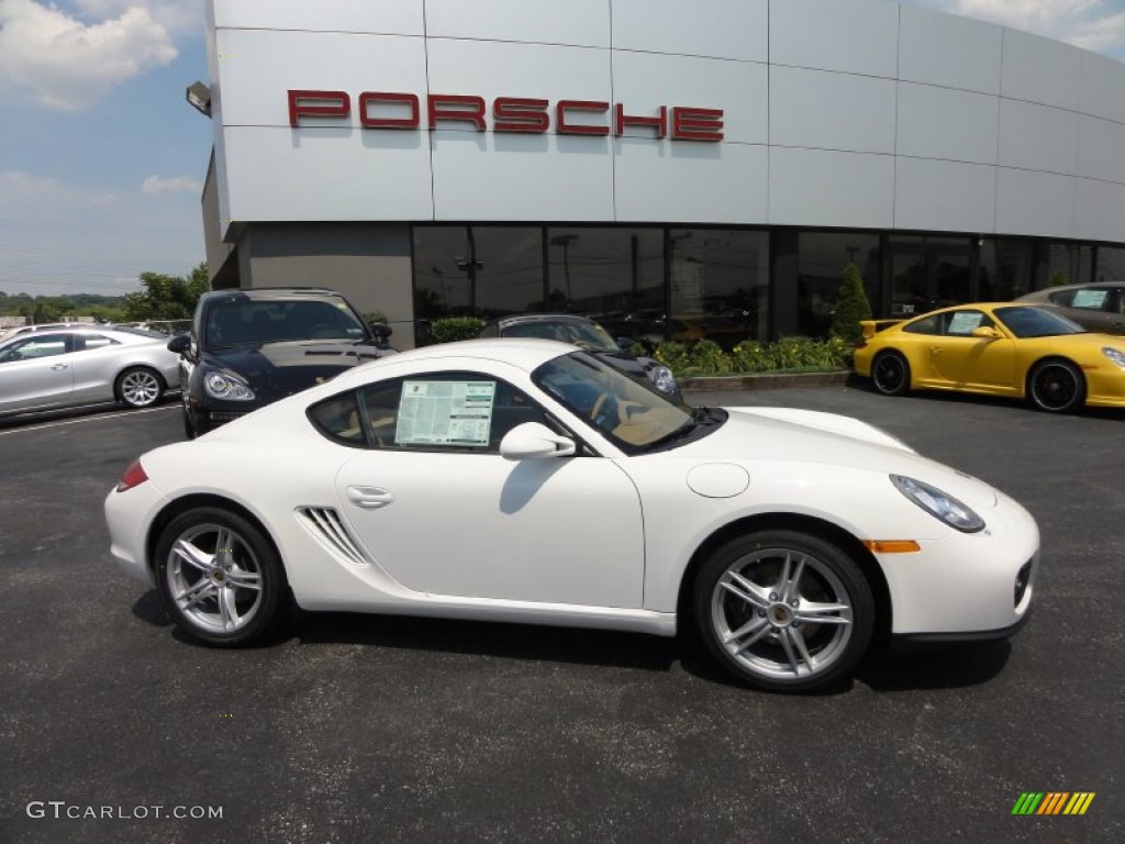 Carrara White 2012 Porsche Cayman Standard Cayman Model Exterior Photo #52408311