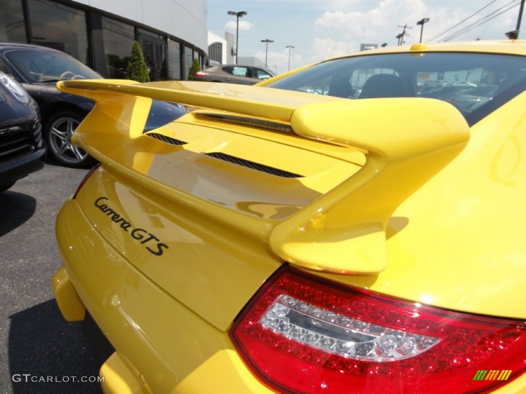 2012 911 Carrera GTS Coupe - Speed Yellow / Black Leather w/Alcantara photo #24