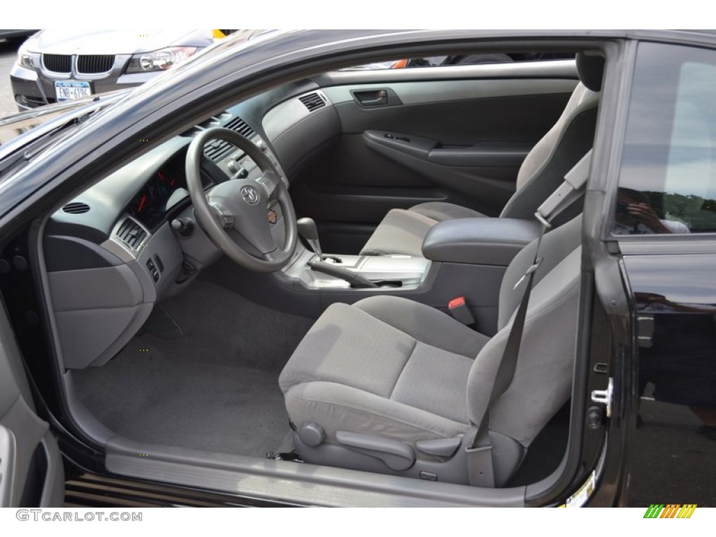 Dark Charcoal Interior 2008 Toyota Solara SE Coupe Photo #52409169