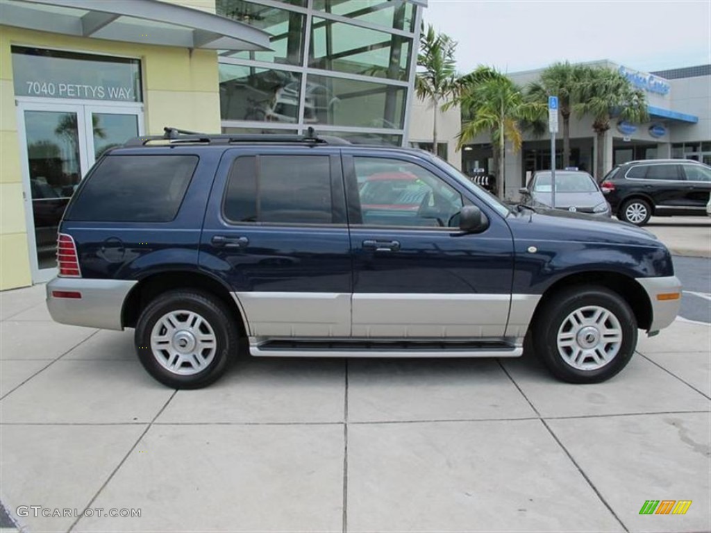 True Blue Metallic 2003 Mercury Mountaineer Convenience AWD Exterior Photo #52409409