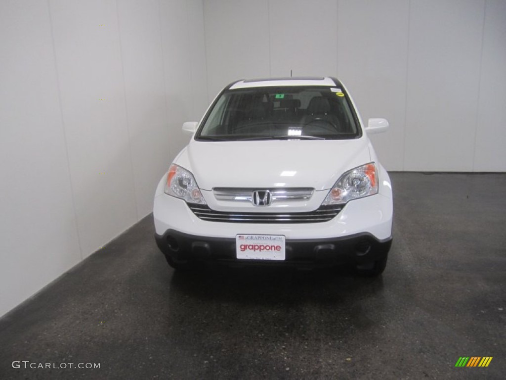 2009 CR-V EX-L 4WD - Taffeta White / Gray photo #2