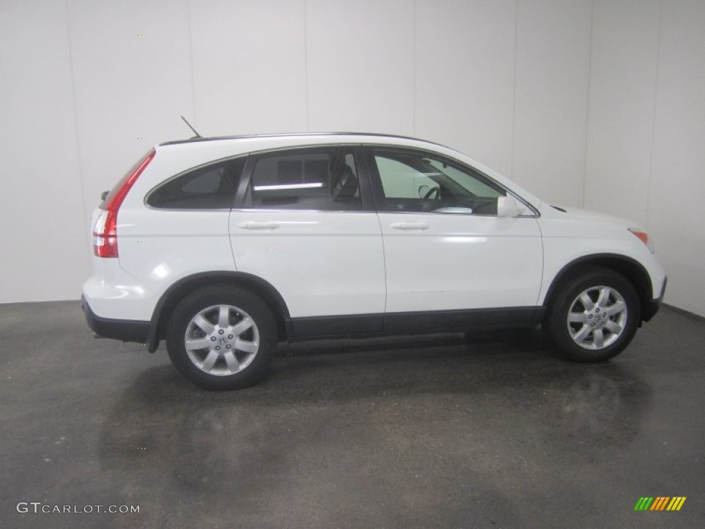 2009 CR-V EX-L 4WD - Taffeta White / Gray photo #11