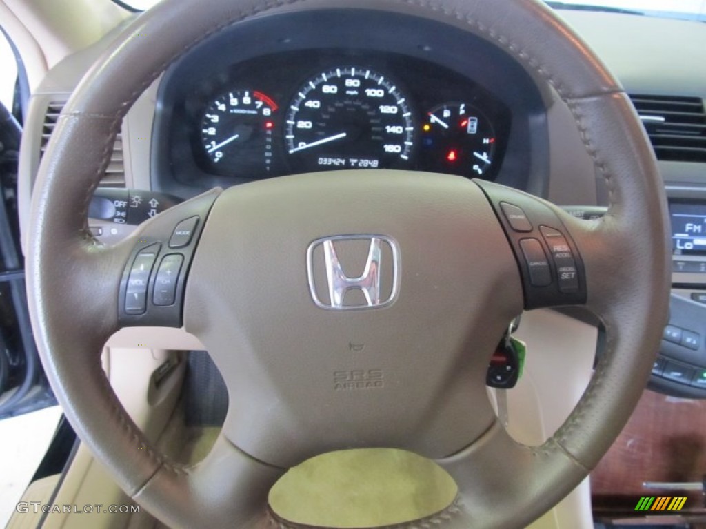 2006 Accord EX-L Sedan - Nighthawk Black Pearl / Ivory photo #9