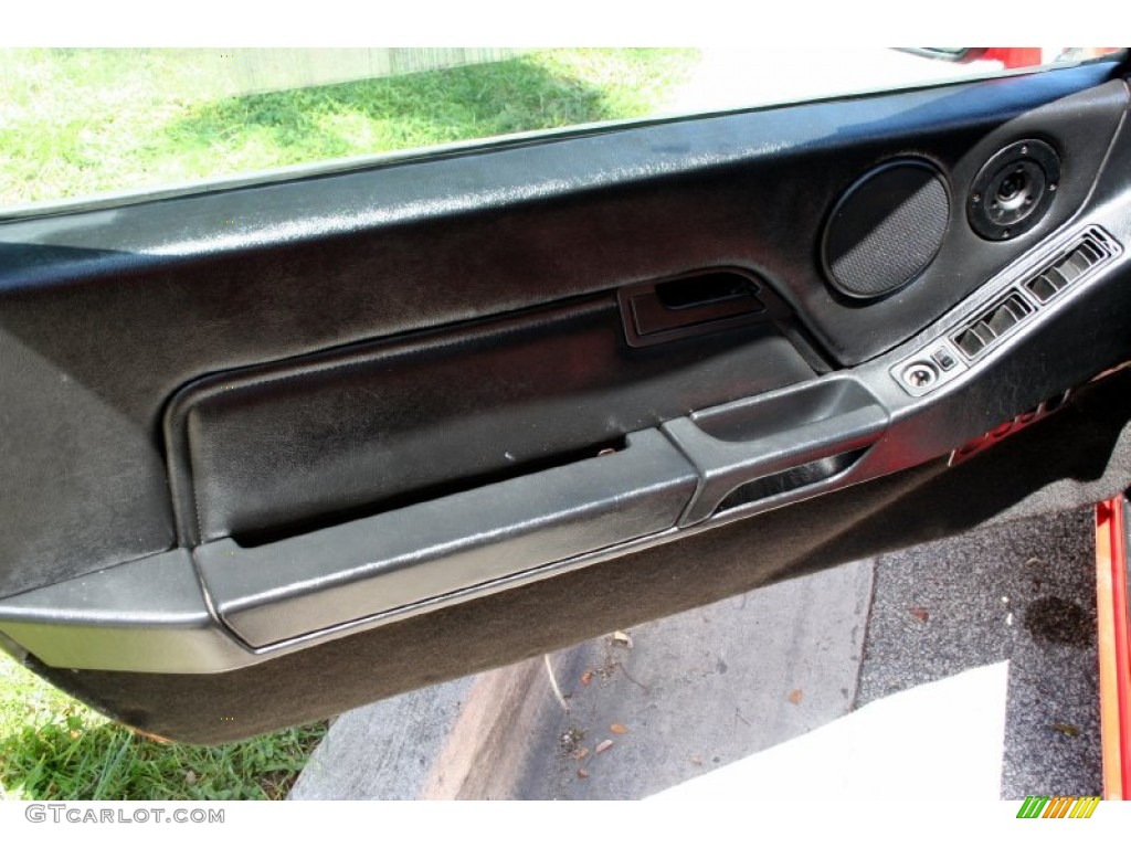 1985 Porsche 928 S Black Door Panel Photo #52410978