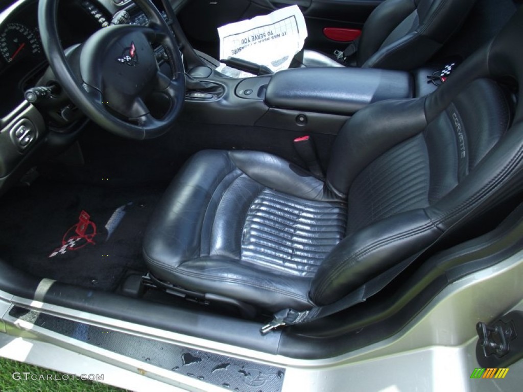 Black Interior 1999 Chevrolet Corvette Coupe Photo #52411380