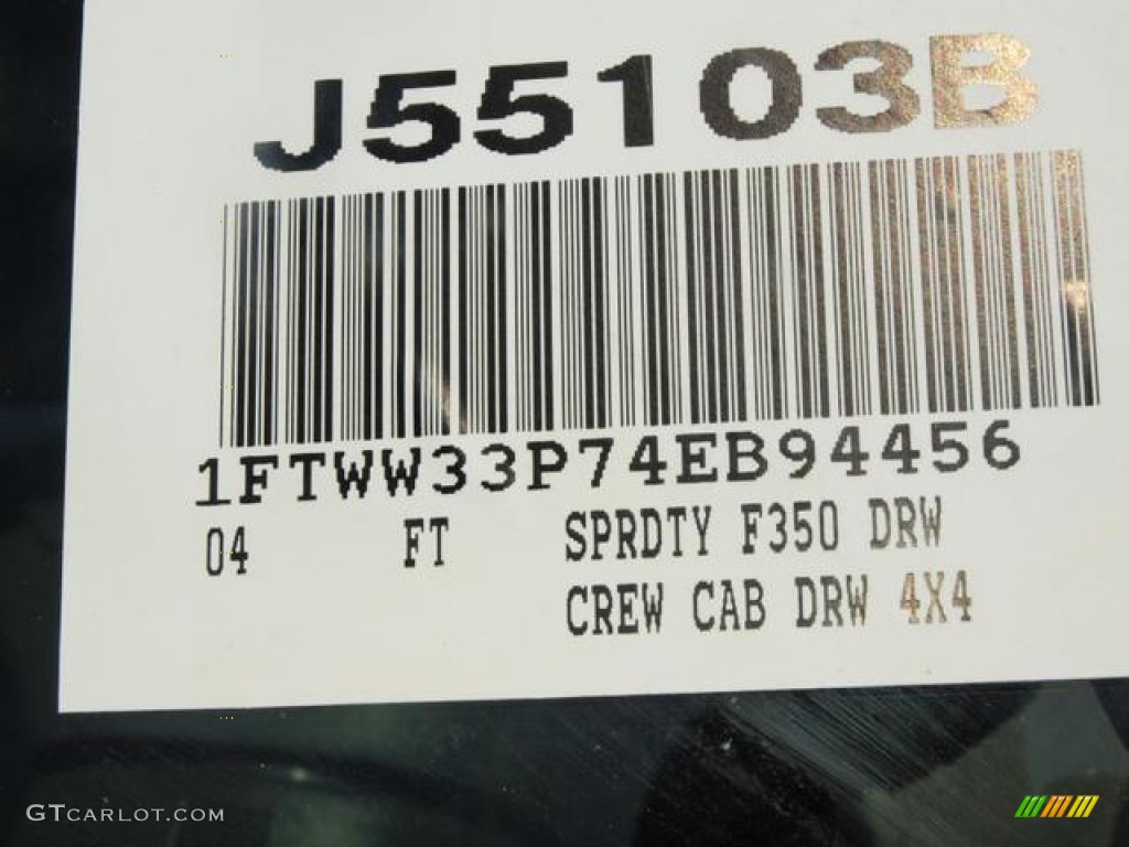 2004 F350 Super Duty FX4 Crew Cab 4x4 Dually - Dark Shadow Grey Metallic / Medium Flint photo #18