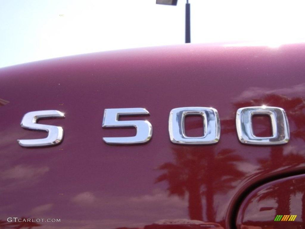 2002 S 500 Sedan - Bordeaux Red Metallic / Light Brown photo #9