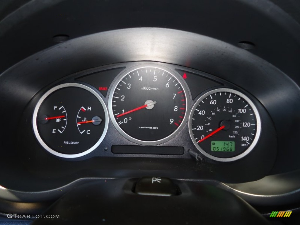 2005 Subaru Impreza WRX Sedan Gauges Photos