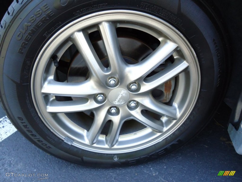 2005 Impreza WRX Sedan - Platinum Silver Metallic / Black photo #30