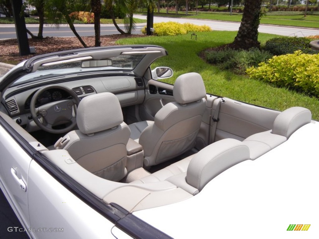 2000 CLK 430 Cabriolet - Glacier White / Ash photo #10